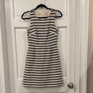 JCrew Striped Sleeveless Dress